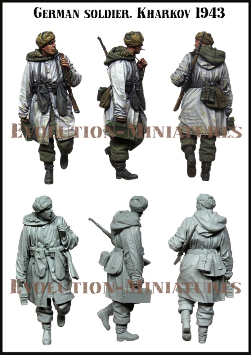 EM35220 Evolution Miniatures германский солдат, 1943гг 1/35