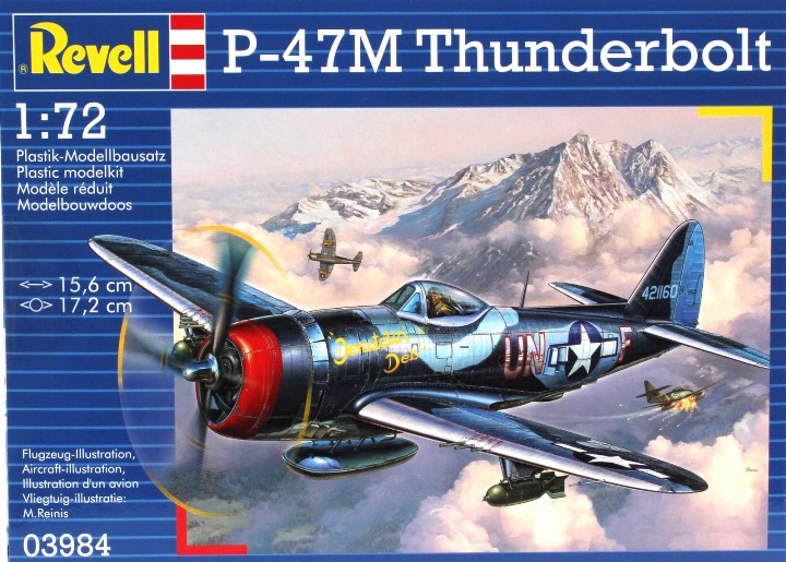 03984 Revell Истребитель-бомбардировщик P-47M Thunderbolt 1/72