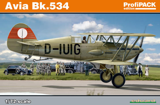 Сборная модель 70105 Eduard Самолет Avia Bk.534 (ProfiPACK) 