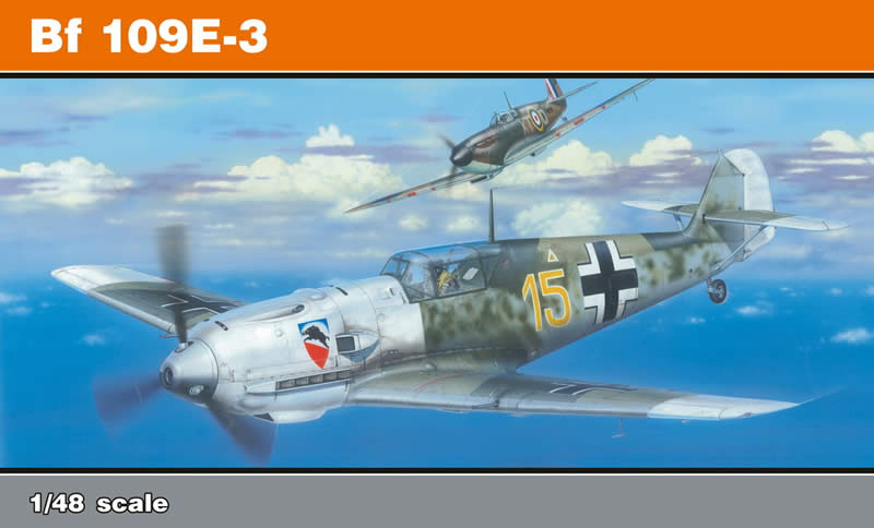 8262 Eduard Немецкий истребитель Messerschmitt Bf 109E-3 (ProfiPACK) 1/48