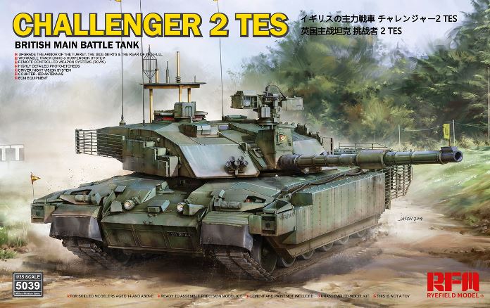 5039 RFM Танк Challenger 2 TES (с рабочими траками) 1/35