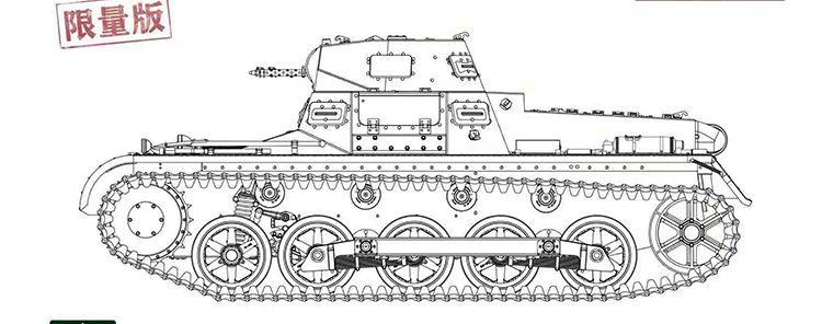 2145B Takom Танк Pz.Kpfw. I Ausf. B 1/35