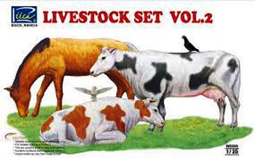 35015 Riich Models Livestock set vol.2  1/35