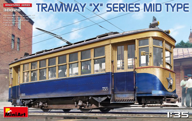 38026 MiniArt Трамвай Х-сериии (Средний Тип) 1/35