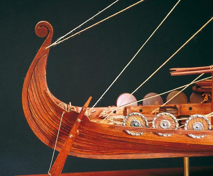 1406-1 Amaty Корабль викингов Viking Ship Drakkar 1/50