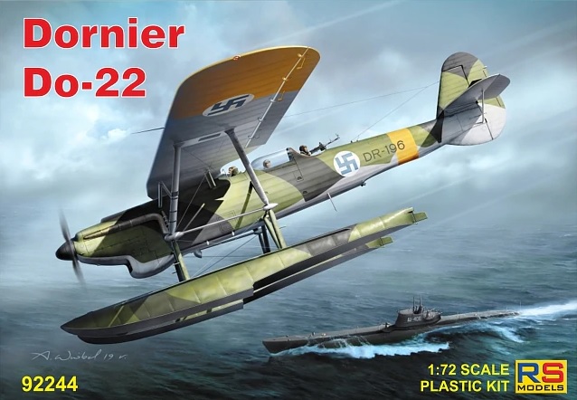 92244 RS Models Самолет Dornier 22 1/72
