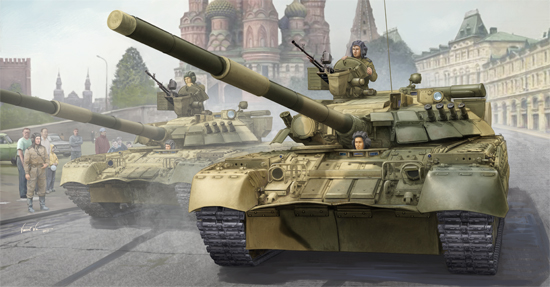 09527 Trumpeter Российский танк Т-80УД МБТ Масштаб 1/35