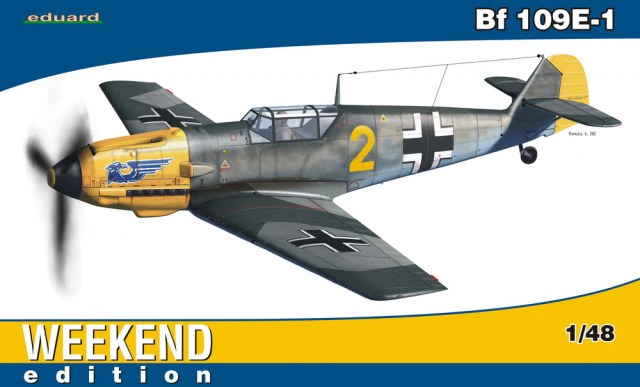 84164 Eduard Немецкий истребитель Bf-109E-1 (weekend edition) Масштаб 1/48