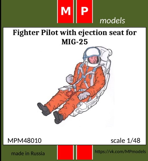MPM48010 MP Models Пилот МиГ-25 1/48