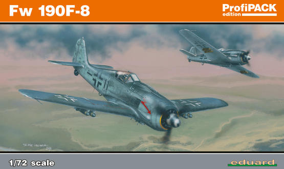70119 Eduard Немецкий истребитель Fw 190F-8 (ProfiPACK) Масштаб 1/72