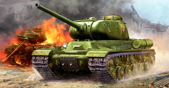 Сборная модель 05587 Trumpeter Советский танк ИС-1  