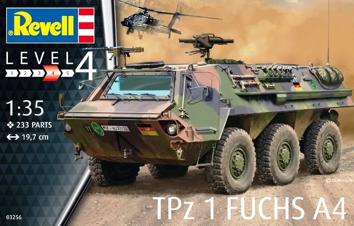 03256 Revell Немецкий бронетранспортёр TPz 1 Fuchs 1/35