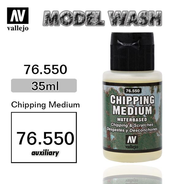 V-76550 Vallejo добавка для создания эффекта царапин и сколов Chipping Medium 35 мл
