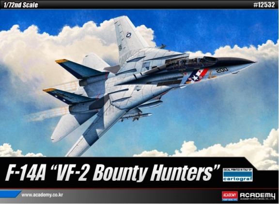 Сборная модель 12532 Academy Американский самолет F-14A Bounty Hunters 