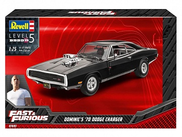 07693 Revell Автомобиль ФОРСАЖ Fast & Furious - Dominic's 1970 Dodge Charger 1/24