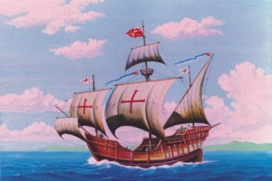 115002 Моделист Корабль Колумба «Санта-Мария» масштаб 1/150