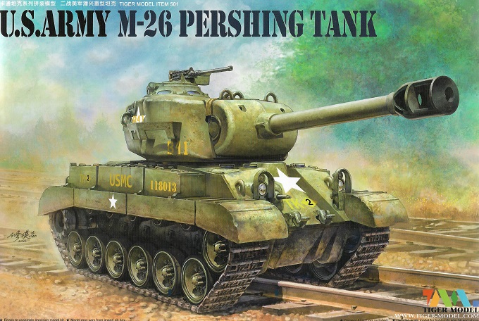 501 Tiger Model Танк M26 Pershing "Cute Tank"
