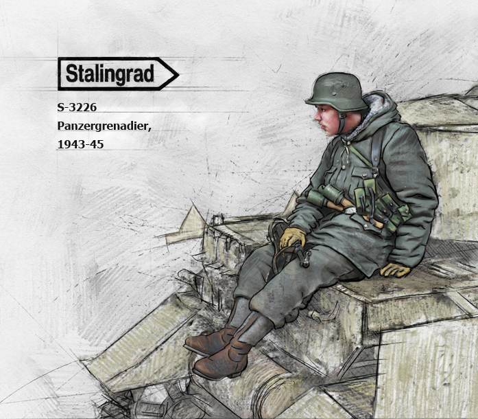 3226 Stalingrad Германский панцергренадер (1943-45гг) 1/35