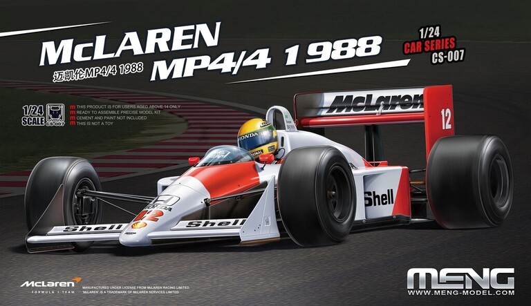 CS-007 Meng Model Болид McLaren MP4/4 1988 1/24