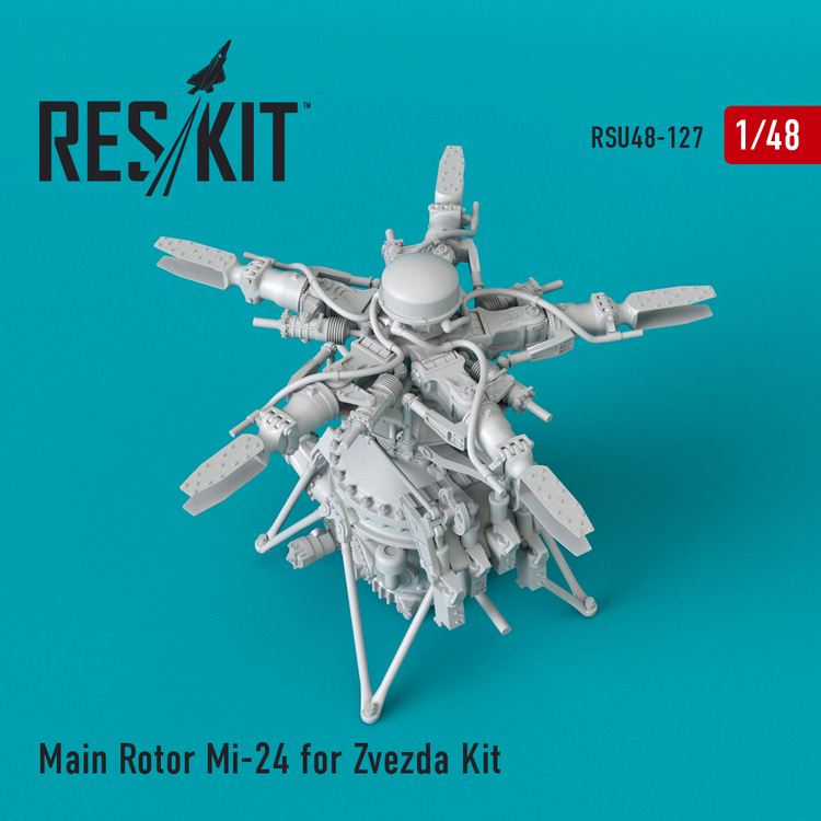 RSU48-0127 RESKIT Main Rotor Mi-24 (for Zvezda) 1/48