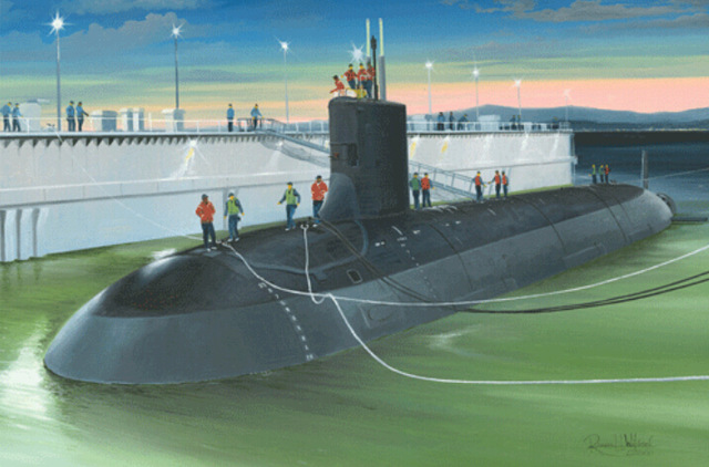 83513 Hobby Boss Подводная лодка Virginia SSN-774 Масштаб 1/350