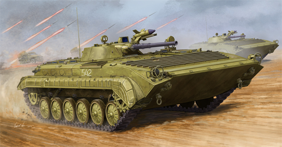 Сборная модель 05555 Trumpeter Советская Боевая машина пехоты БМП-1 