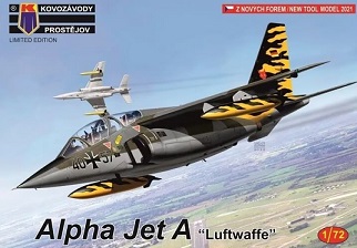 0350 Kovozavody Prostejov Самолёт Alpha Jet A "Luftwaffe" 1/72