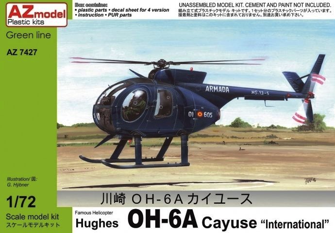 7427 AZmodel OH-6A International 1/72