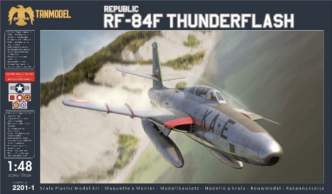 2201-1 Tanmodel Самолет Republic RF-84F Thunderflash 1/48