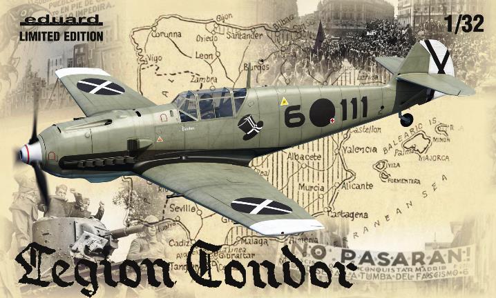 11105 Eduard Немецкий истребитель Bf 109E Legion Condor (Ограниченная серия) 1/32