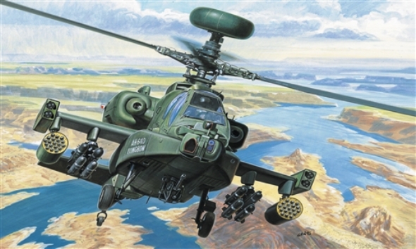 080 Italeri Вертолёт AH-64D Apache Longbow 1/72