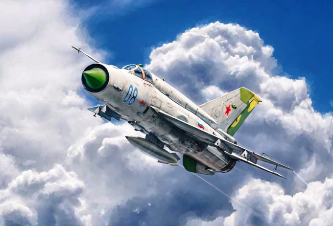 1427 Italeri Самолет MiG-21 Bis "Fishbed" 1/72
