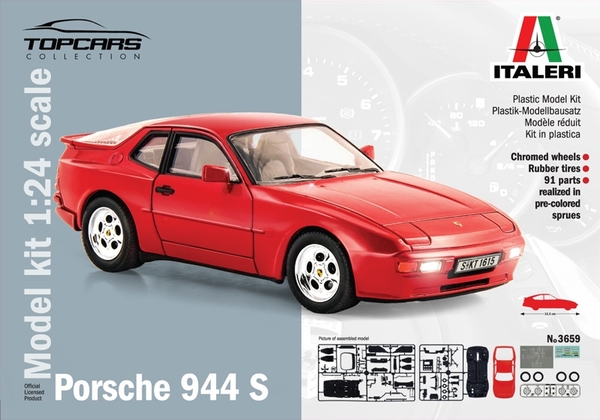 3659 Italeri Автомобиль Porsche 944 S 1/24