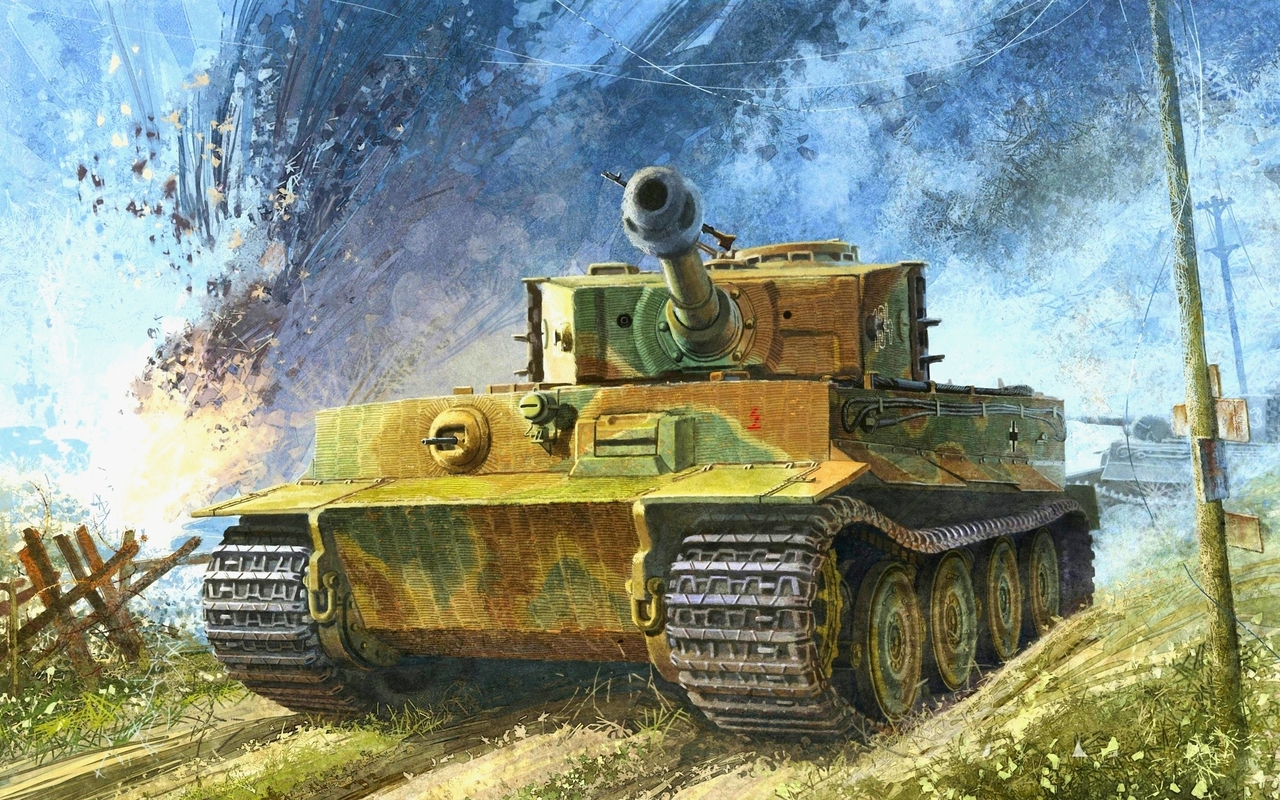 Сборная модель 6383  Dragon Танк Tiger I Late 