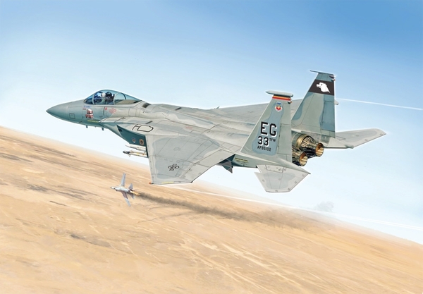 Сборная модель 2763 Italeri Самолет F-15C Eagle "1991 Gulf War" 