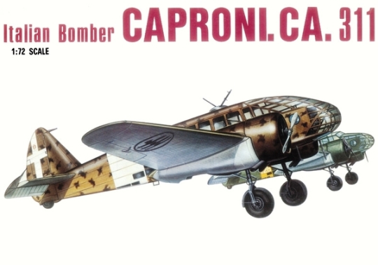 Сборная модель 0113 Italeri Итальянский бомбардировщик Caproni CA.311 