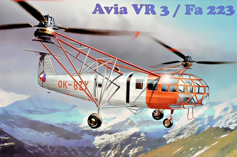 72005 AMP Вертолет Avia Vr-3/Fa-223 1/72