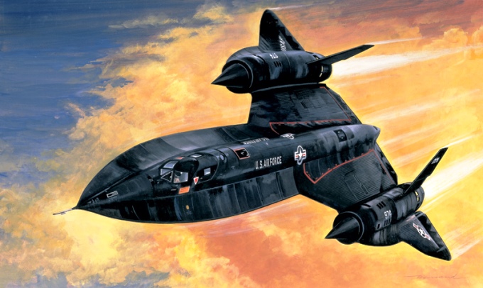 0145 Italeri Самолет SR-71 "Blackbird" 1/72