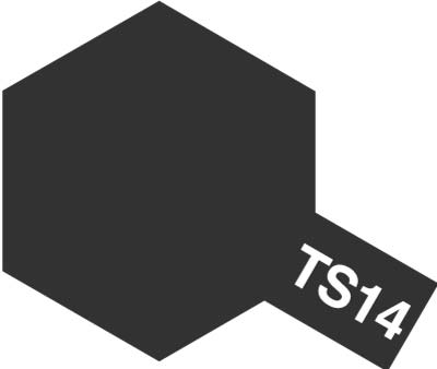 85014 Tamiya Краска-спрей TS-14 Black (черная глянцевая) 100мл