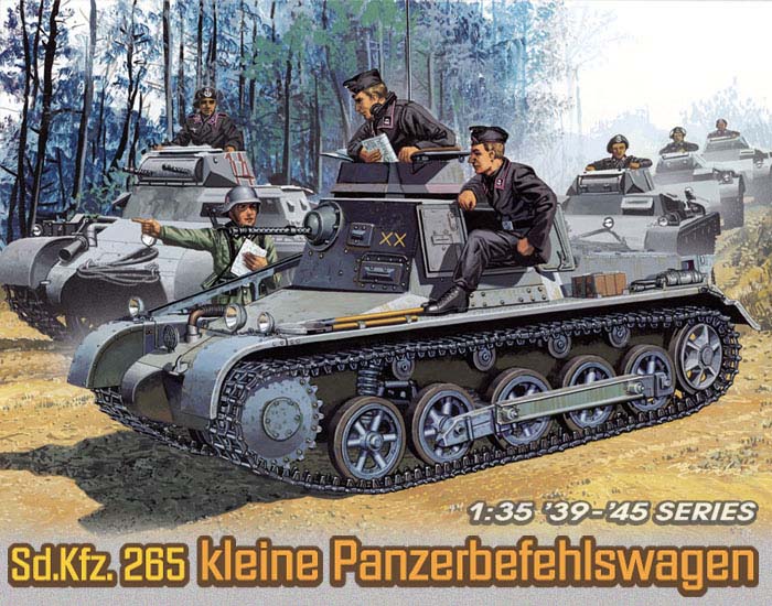 Сборная модель 6218 Dragon sd.kfs.265 kleine panzerbefehlswagen
