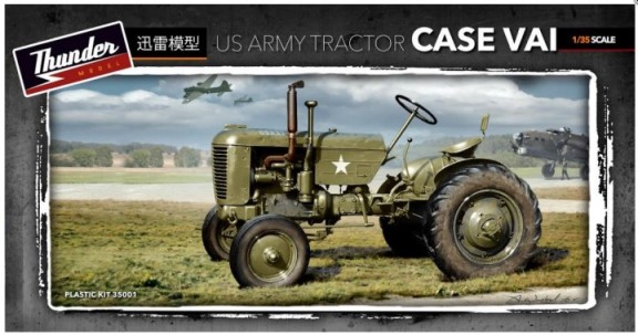 Сборная модель 35001 Thunder Model US Army tractor Case VAI 