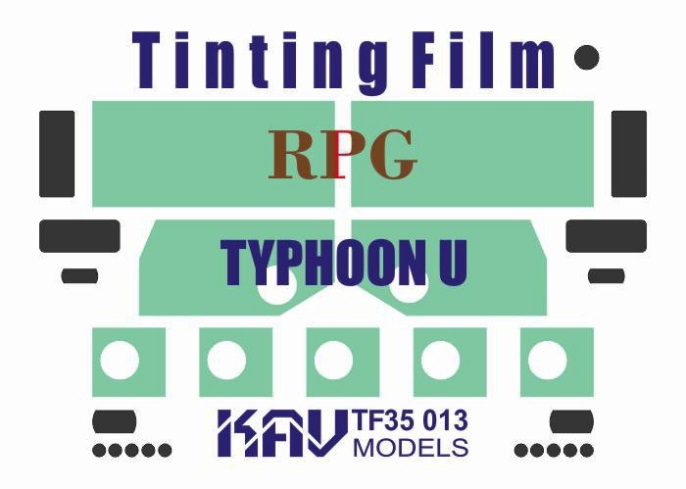 TF35013 KAV Models Тонировочная пленка на Тайфун-У 63095 (RPG) 1/35