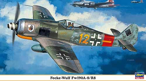 H09841 Hasegawa Самолет Focke-Wulf Fw190A-8/R8 Масштаб 1/48