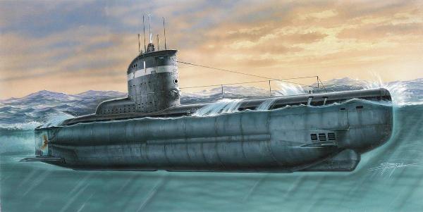SN72001 Special Navy Немецкая подводная лодка U-Boot Typ XXIII 1/72