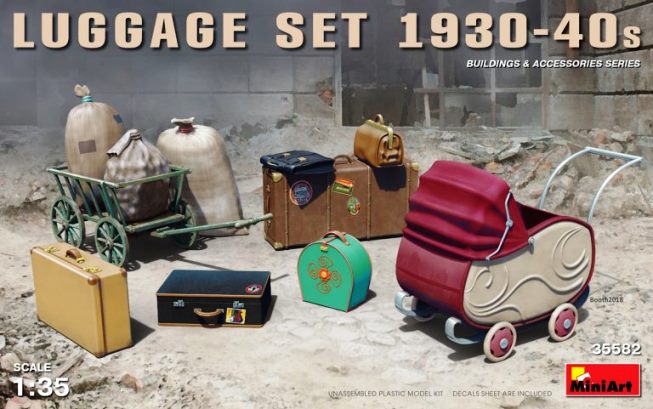 35582 MiniArt Багажный набор 1930-40 гг. 1/35