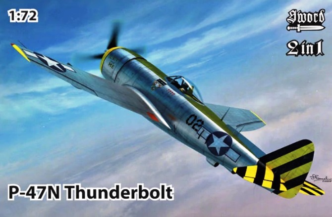72121 Sword Самолет P-47N Thunderbolt 2in1 1/72