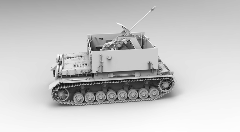 BT-007 Border Model ЗСУ Flakpanzer IV Mobelwagen 3.7cm 1/35