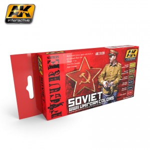AK3120 AK Interactive Набор красок Униформа советских солдат (6 красок)