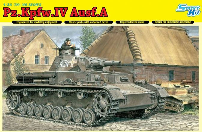 Сборная модель 6747 Dragon  Немецкий танк Pz.Kpfw.IV Ausf.A 
