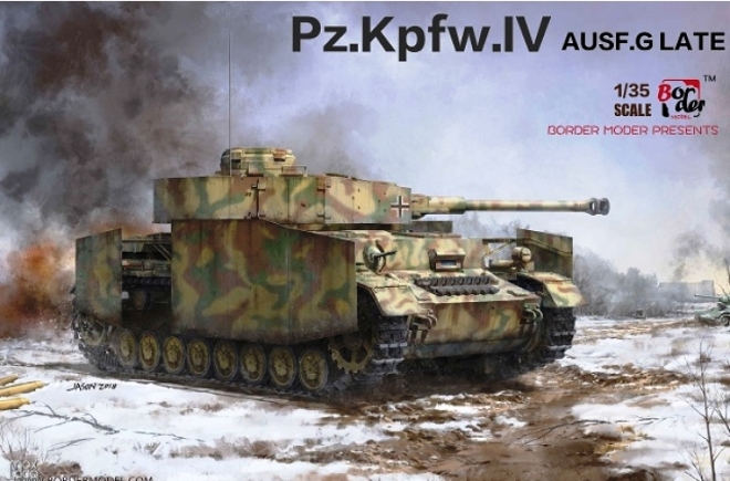 BT-001 Border Model Немецкий танк Pz.Kpfw.IV  Ausf.G mid/late 2 in 1  1/35